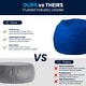 preview thumbnail 73 of 191, Small Refillable Bean Bag Chair for Kids and Teens