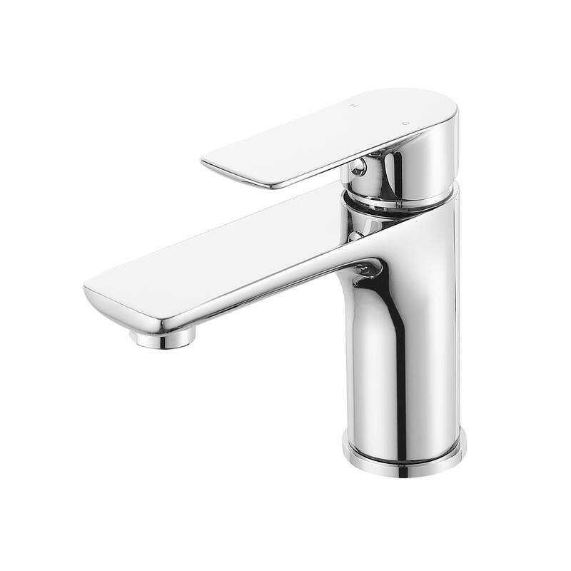 Single Handle Bathroom Sink Faucet with Aerator and Ceramic Valve Core, Leak Proof, Anti Corrosion, Anti Fingerprint