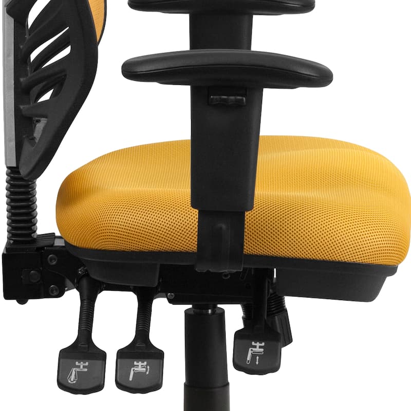 Mid-back Blue Mesh Adjustable Ergonomic Office Chair