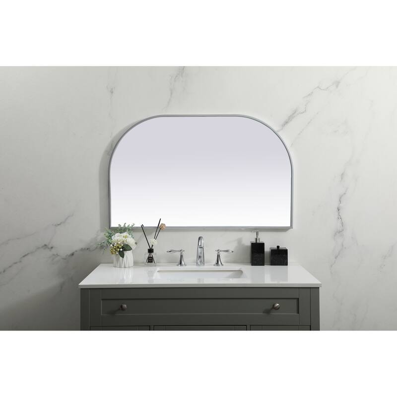 Elegant Lighting MR1B3924 Blaire 39" W x 24" H Modern Arched Bathroom