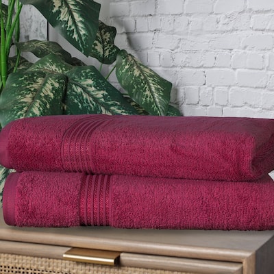 Superior Heritage Egyptian Cotton Absorbent Bath Sheet Set of 2