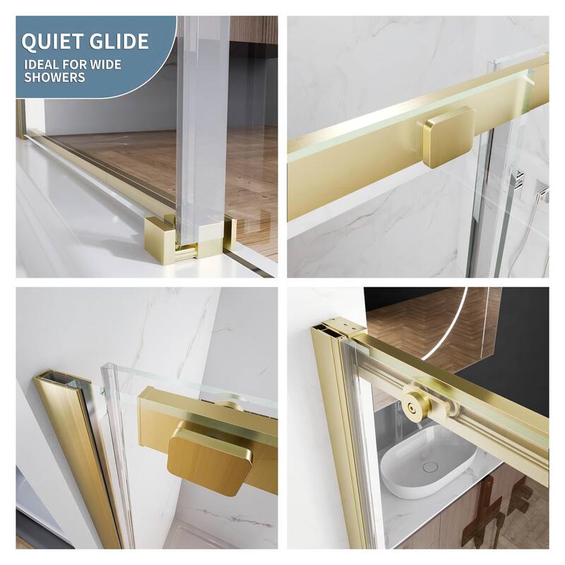 Modland 56-60''x 74'' Sliding Shower Door - 56''-60''x 74''