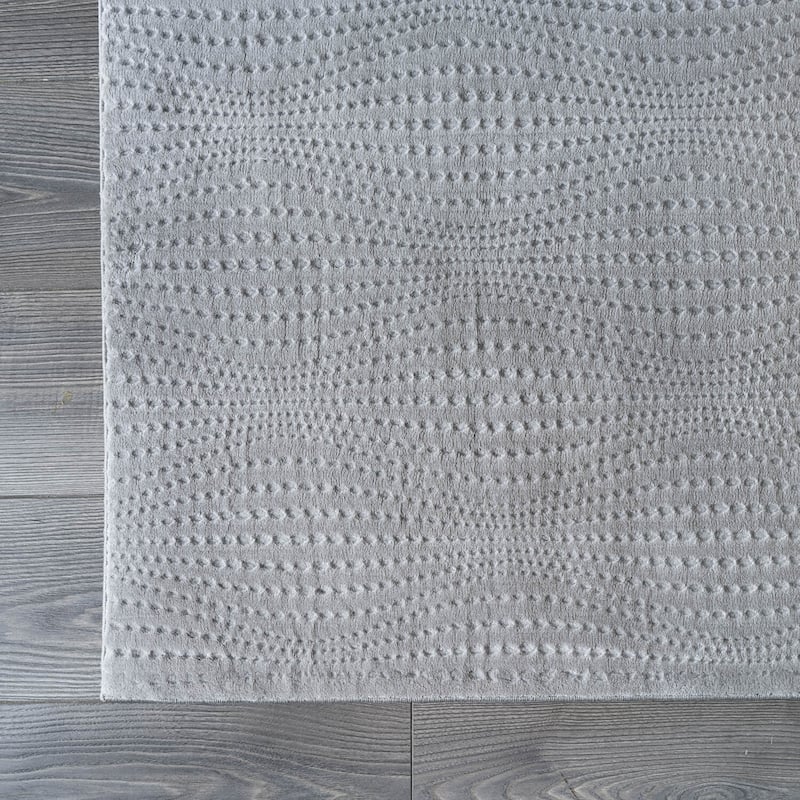 Beverly Rug Serenity Solid Modern Non Slip Soft Indoor Area Rug