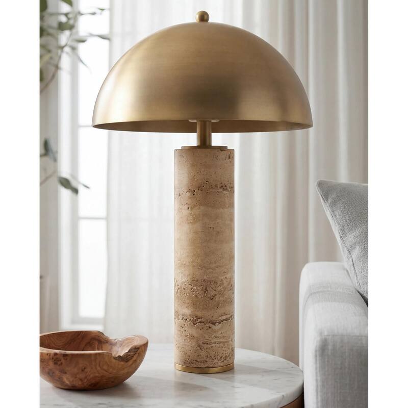 Livabliss Terrosa Rustic Accent Floor Lamp - 24"H x 15"W x 15"D