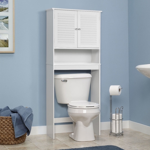 Shop Gymax Bathroom Space Saver Over The Toilet Shelved ...