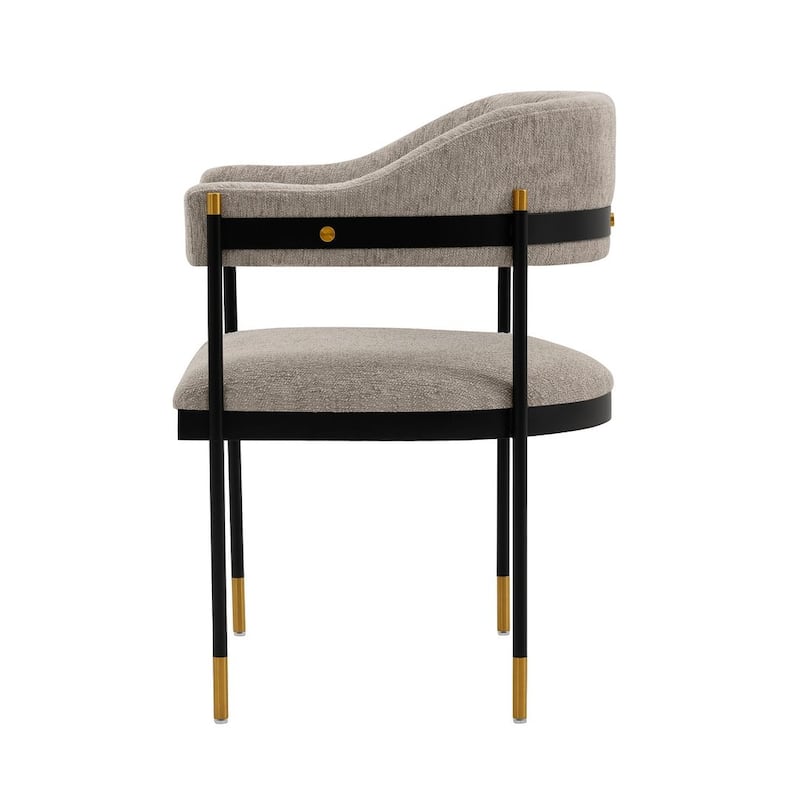 Manhattan Comfort Modern Lia Boucle Dining Armchair