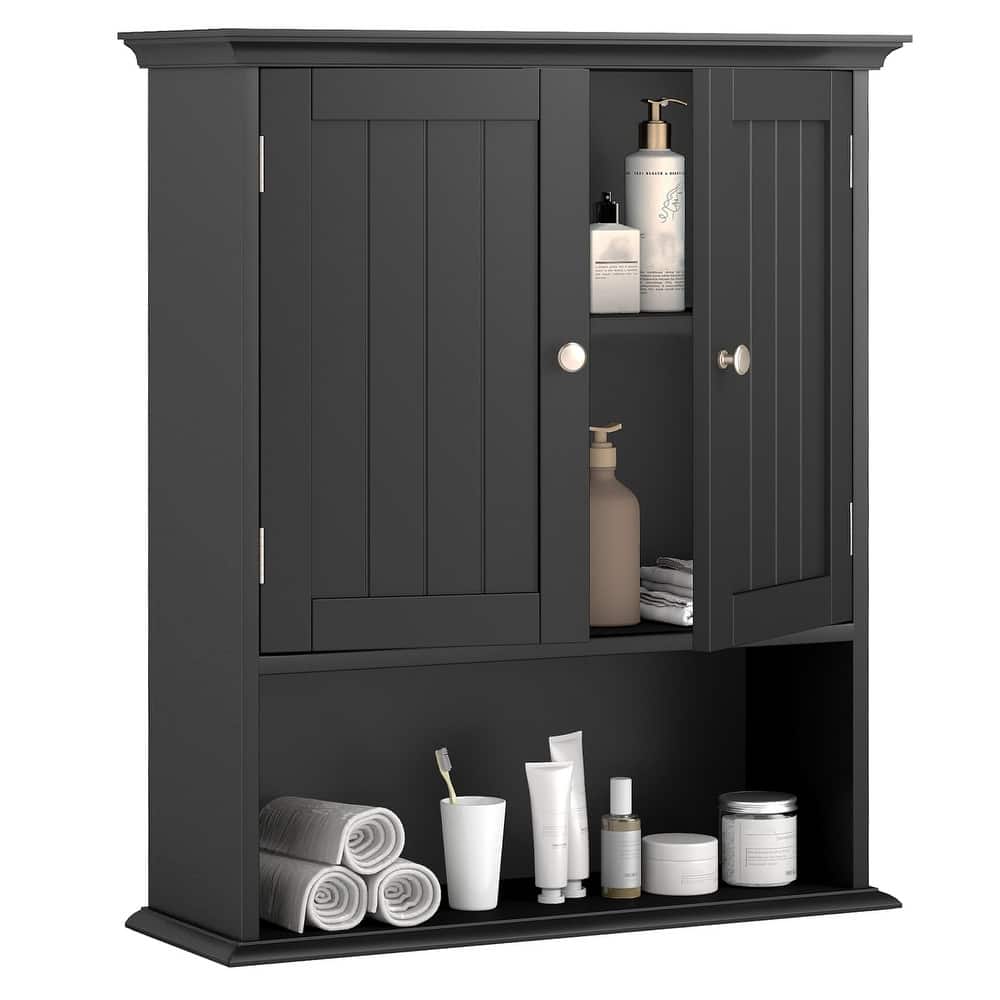 Costway Wall Mount Bathroom Cabinet Storage Organizer Medicine Cabinet