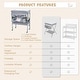 preview thumbnail 5 of 7, Portable Baby Changing Table with 2 Drawers