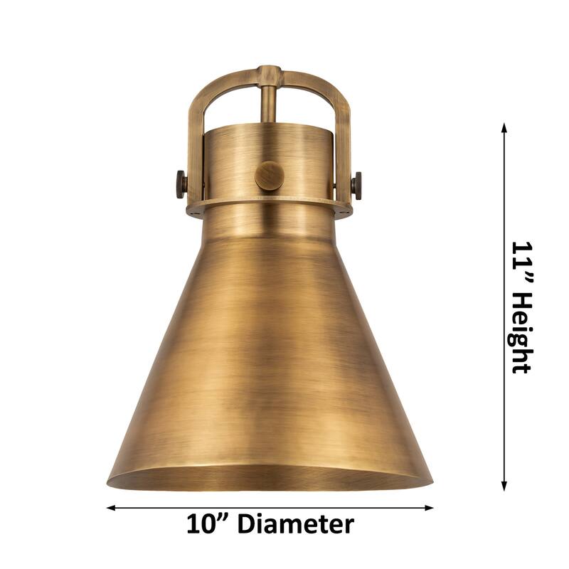Innovations Lighting 410-1PM-11-10 Newton Cone Pendant Newton Cone 10"