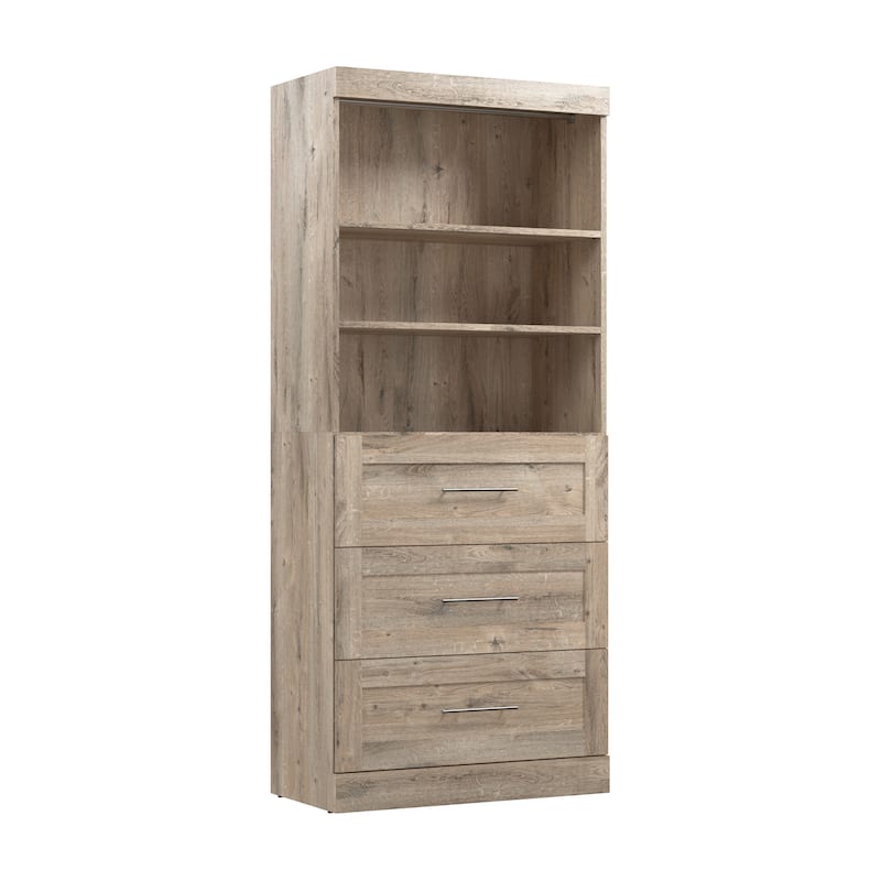 Pur 25W Closet Organizer with Drawers by Bestar