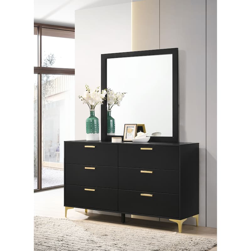 Kendall Modern Classic Wood 6-drawer Dresser