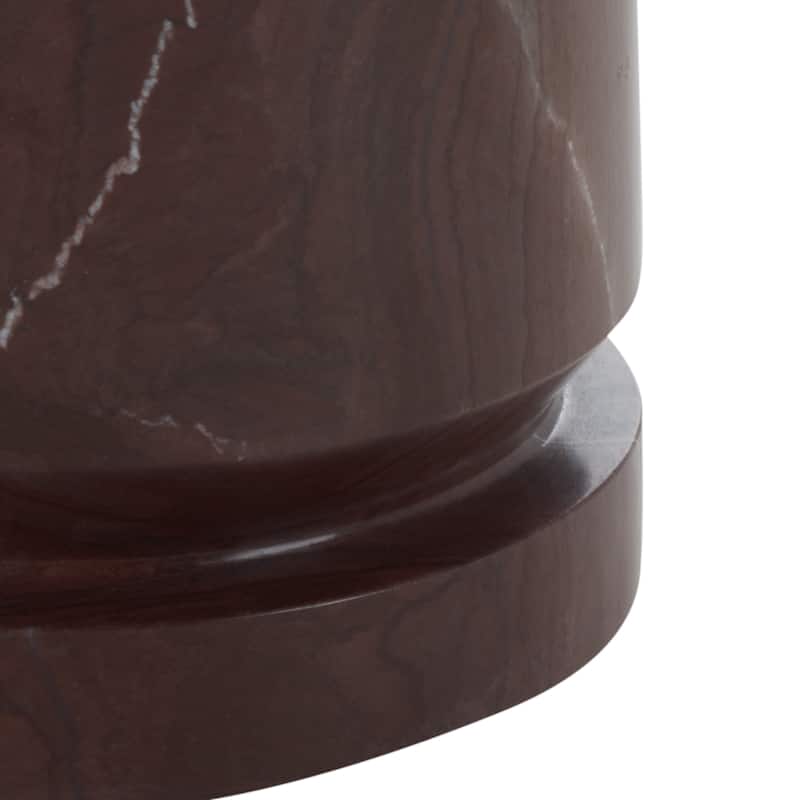 SAFAVIEH Couture Valentia Round Marble Accent Table - 10" W x 10" D x 18" H