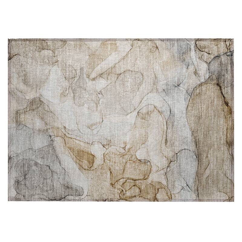 Elfi Artistic Abstract Weather Resistant Versatile Elegance Outdoor Rug