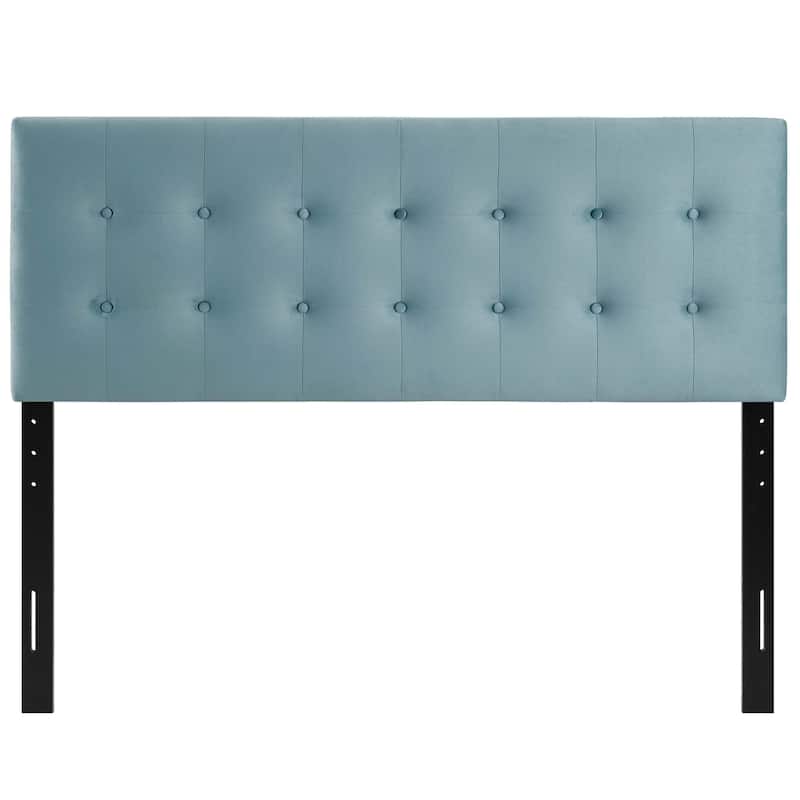 Carson Carrington Labbgard Queen Tufted Velvet Headboard