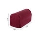 preview thumbnail 8 of 14, Stretch Armrest Cover Armchair Slipcover for Sofa Couch 2 Pcs Burgundy