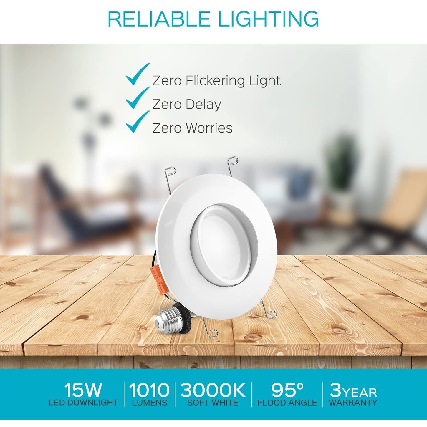 6 inch outlet gimbal led downlight