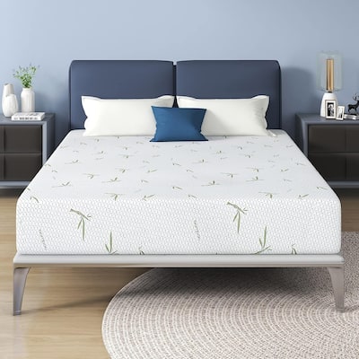 10 inch Gel Memory Foam Mattress in a Box, Medium Pressure Relieving Motion Isolating