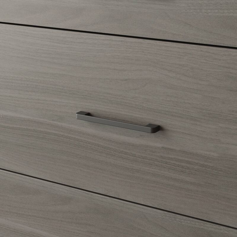 Panrty Storage Cabinet w/Glass Display Hutch Buffet Drawers Sideboard