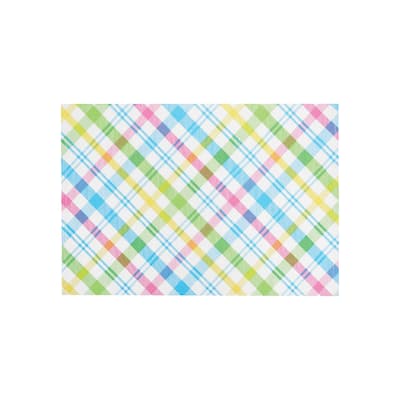 Spring Blossom Plaid Placemat Set of 6 - Set of 6