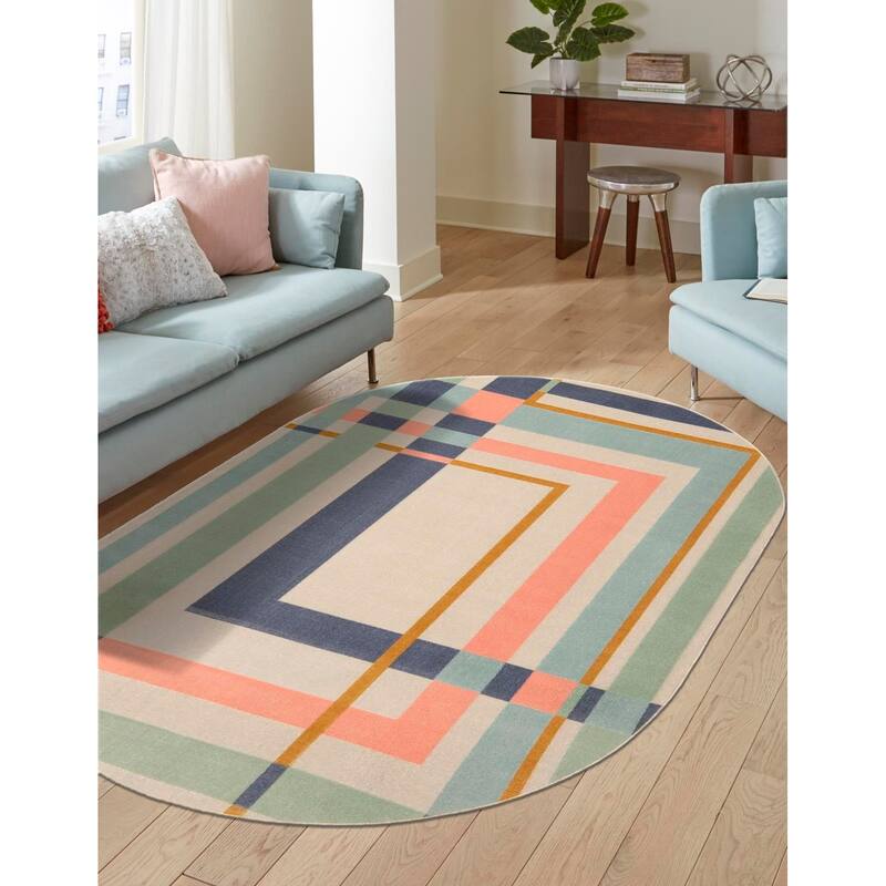 Contemporary Heloise Collection Area Rug