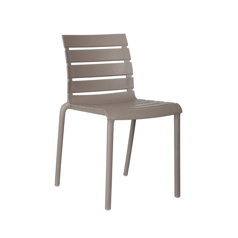 Rylan Set of 4 Stackable Dining Chairs, Indoor/Outoor