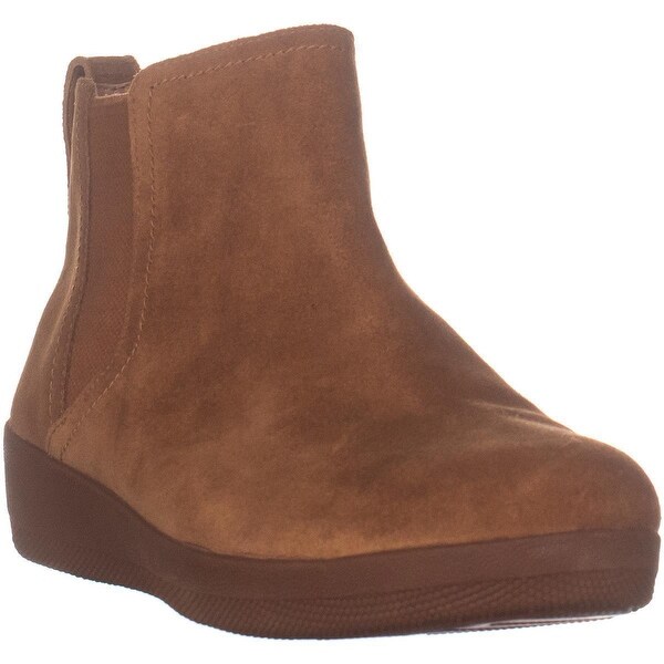 caramel chelsea boots