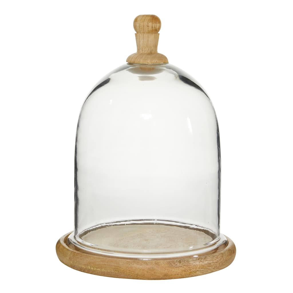 Glass Cake Stand with Glass Lid - Clear - Roche River Decor