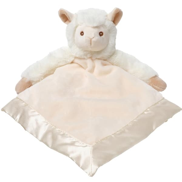 slide 2 of 6, Bearington Baby Lil' Alma 15" White Llama Snuggler Blanket