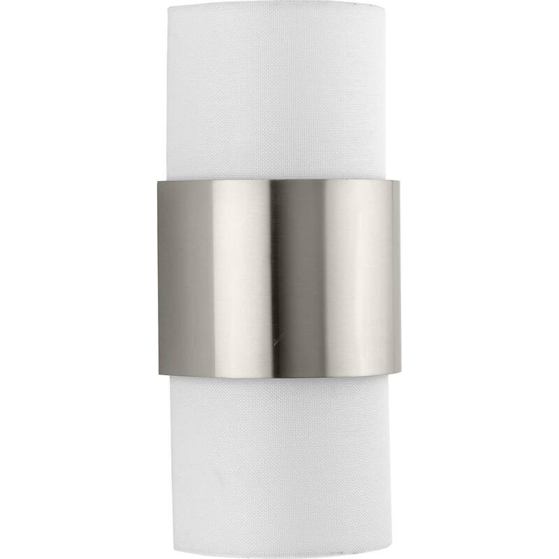 Progress Lighting P710119 Silva 2 Light 17" Tall Wall Sconce - Brushed Nickel