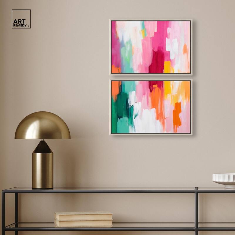 Playful Palette III Canvas Set of 2 by Art Remedy