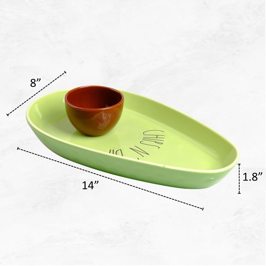 Dip serving platter best sale