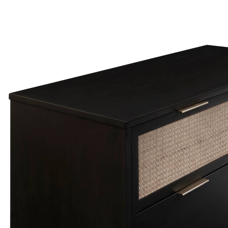 NPD Furniture Caine Rattan Chest 3 Drawers