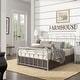 preview thumbnail 2 of 17, Darren Metal Bed by iNSPIRE Q Classic