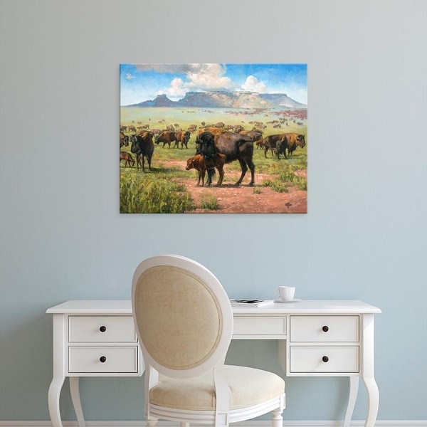 Easy Art Prints Jack Sorenson's 'Spirit of the Plains' Premium Canvas Art
