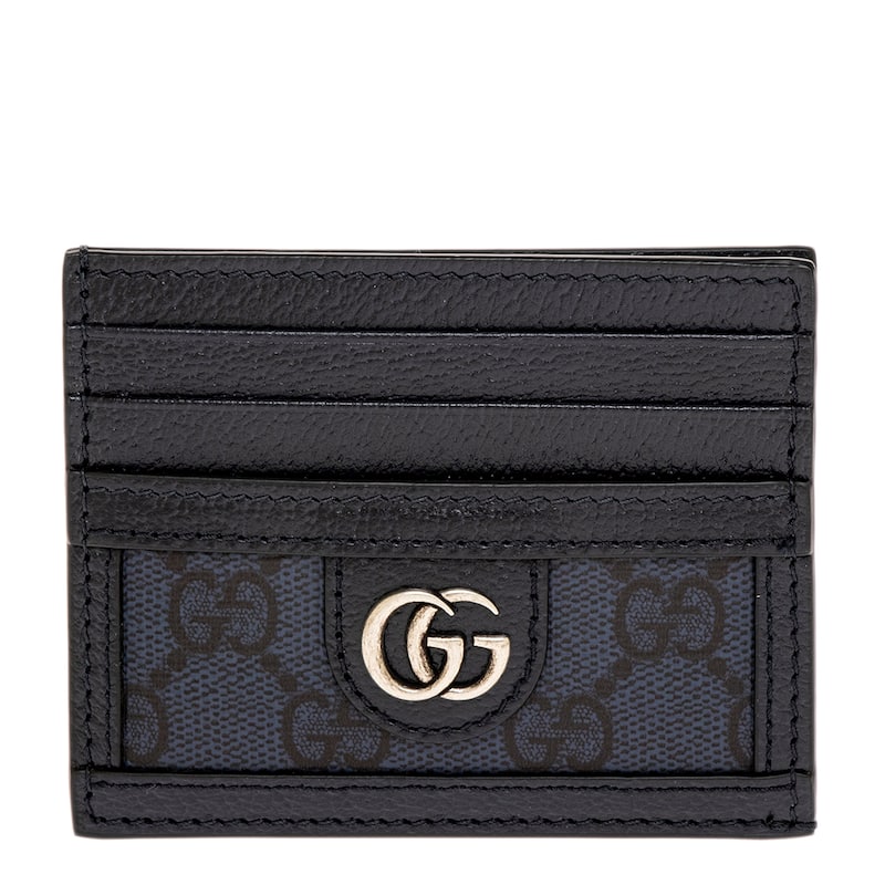 Gucci Ophidia Card Case - Black and Navy