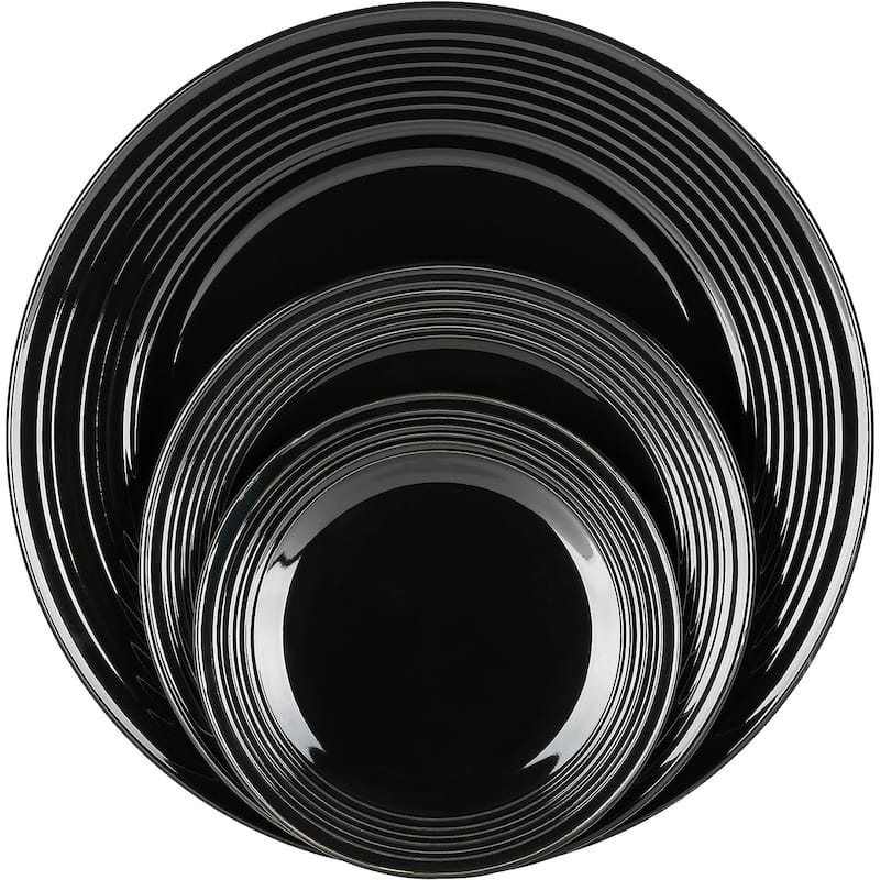 Nova Round 62-Piece Dinnerware Set, Service for 6