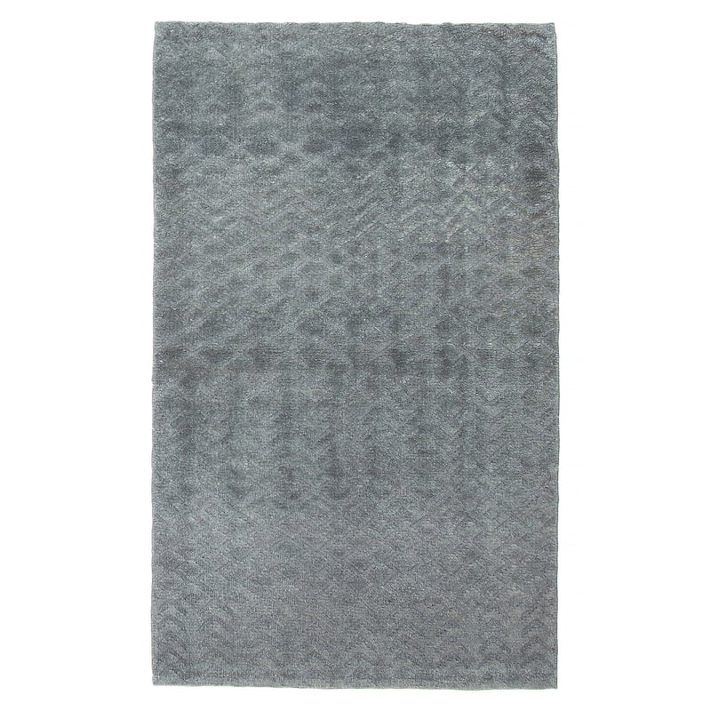 ECARPETGALLERY Hand-knotted Tangier Teal Wool Rug - 2'11 x 4'11 - Teal - 2'11 x 4'11