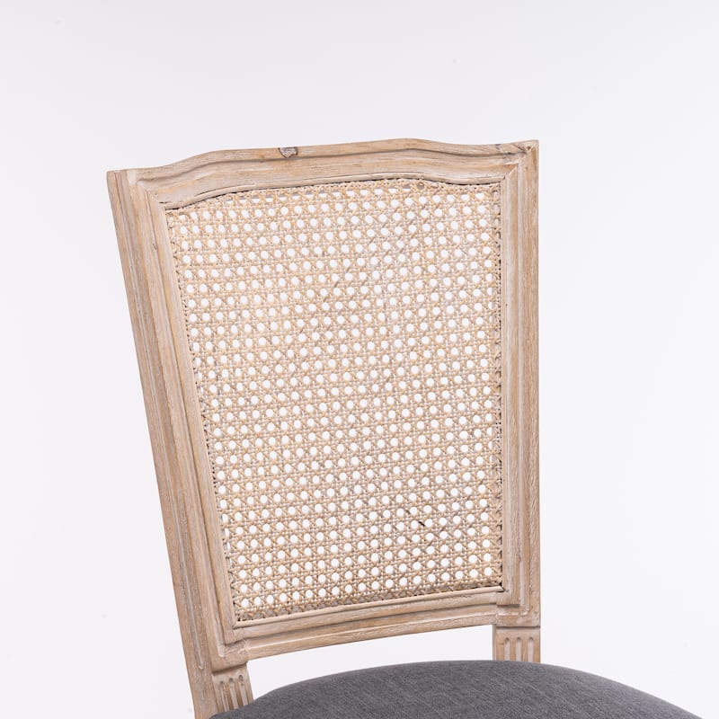 Modern Set of 2 Square Back Dining Chair