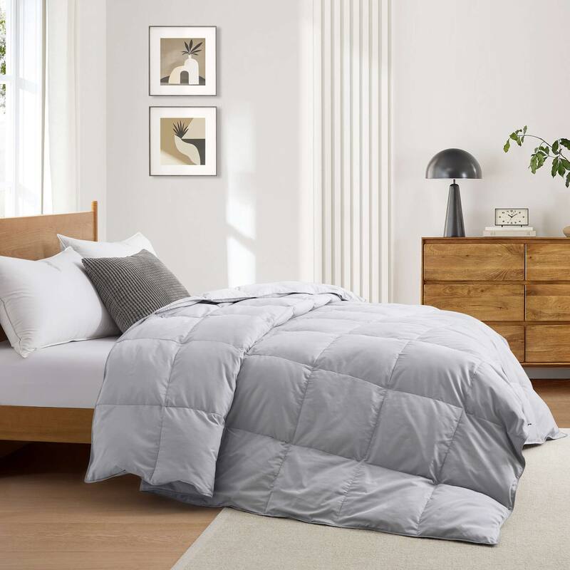 Lightweight Premium White Goose Down Comforter Duvet Insert for Summer