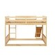 preview thumbnail 32 of 38, Twin Over Twin Pinewooden Floor Bunk Bed