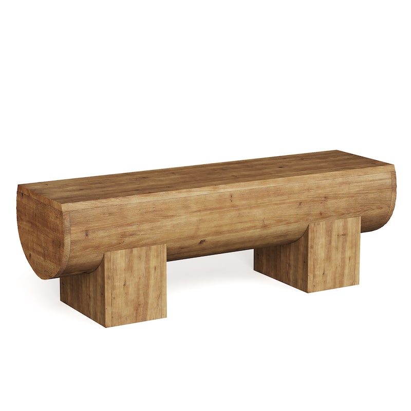 Solid Wood Entryway Bench, End of Bed Bench Seat, Accent Furniture for Bedroom, Living Room, Hallway