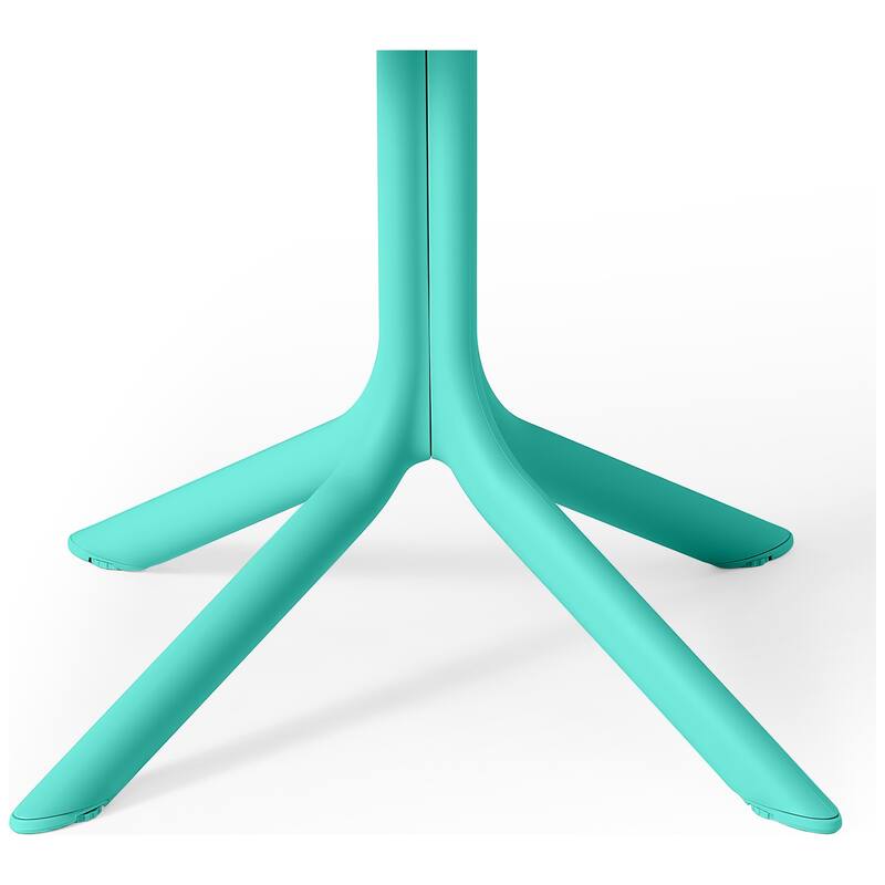 Frond and Form 31.5 Inch Outdoor Square Dining Table