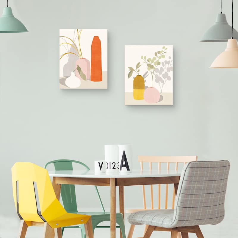 Quiet Corner Pause, Quiet Corner Reset by Kristine Hegre Canvas Art Prints