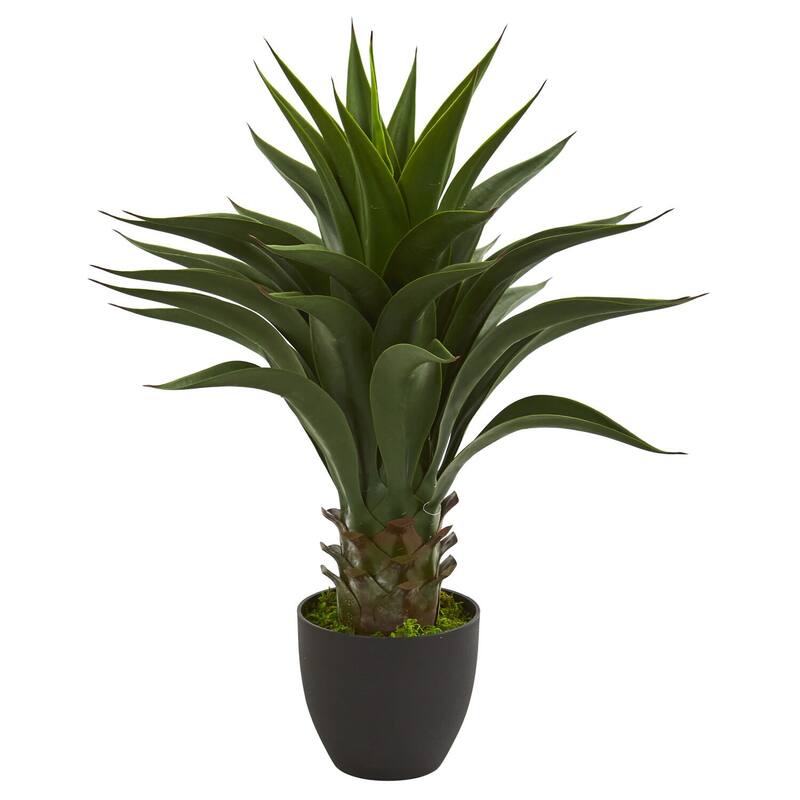 Artificial Plant 28In, Indoor Greenery Decor, Realistic Faux Foliage, Bathroom Countertop Plants, Home Accent - 2.33ft.
