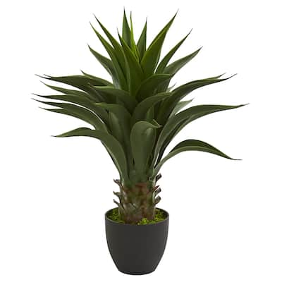 Artificial Plant 28In, Indoor Greenery Decor, Realistic Faux Foliage, Bathroom Countertop Plants, Home Accent - 2.33ft.