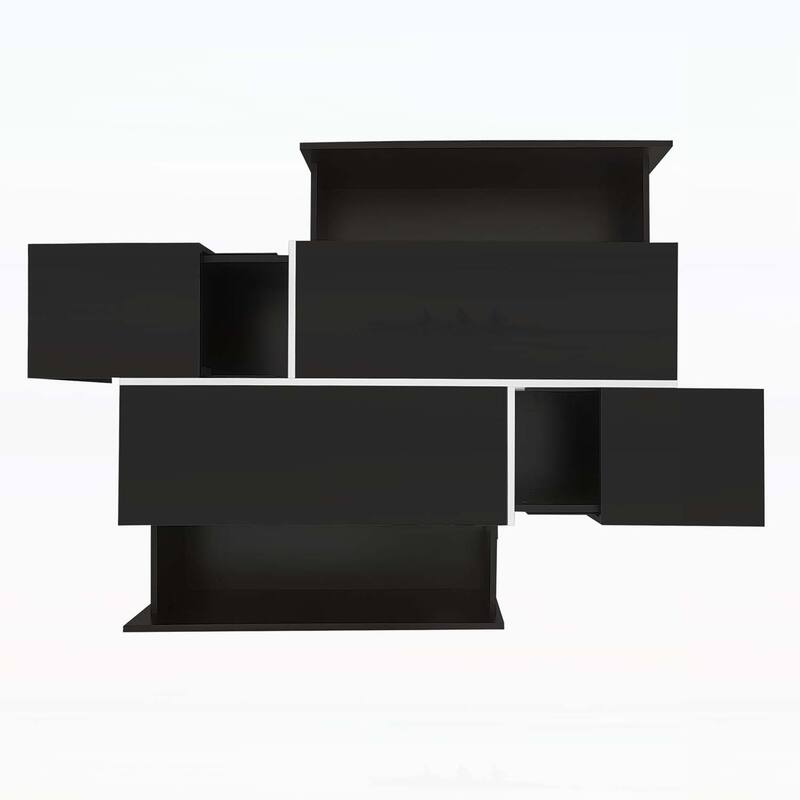 Extendable Coffee Table,Ample Storage for Living Room