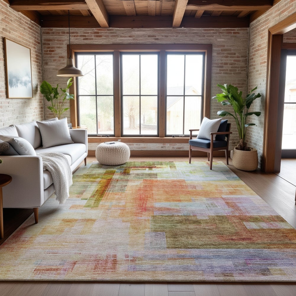 Premium Washable Super Soft Modern Abstract Mayfield Rug