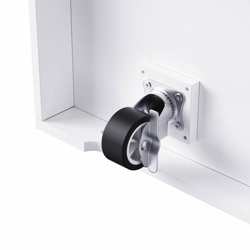 48" Rolling Kitchen Island with Drop Leaf, Power Outlet & 2 Bar Stools, Storage Cart with Drawers & Racks