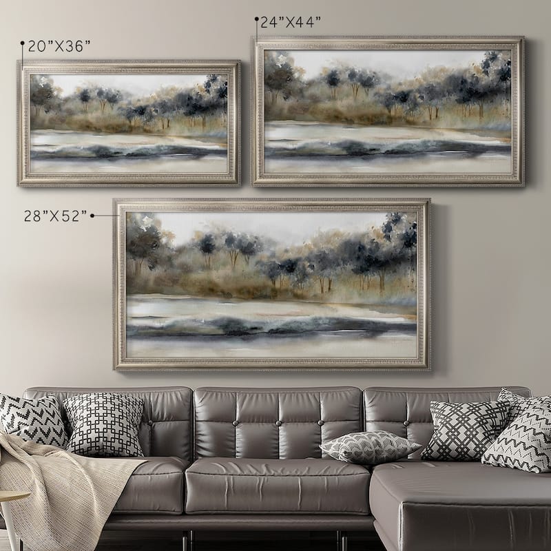 Silent River Premium Framed Canvas- Ready to Hang