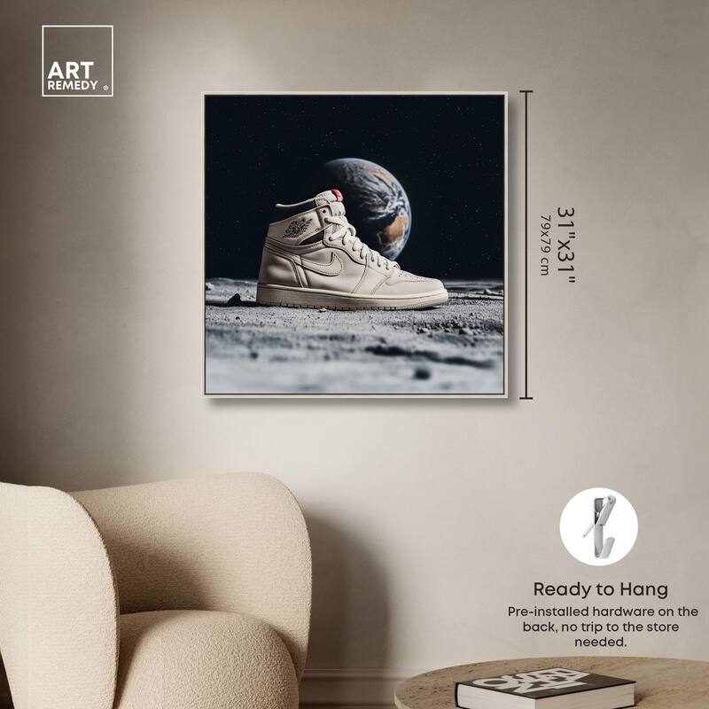 Zero-G Jordans Canvas by Art Remedy